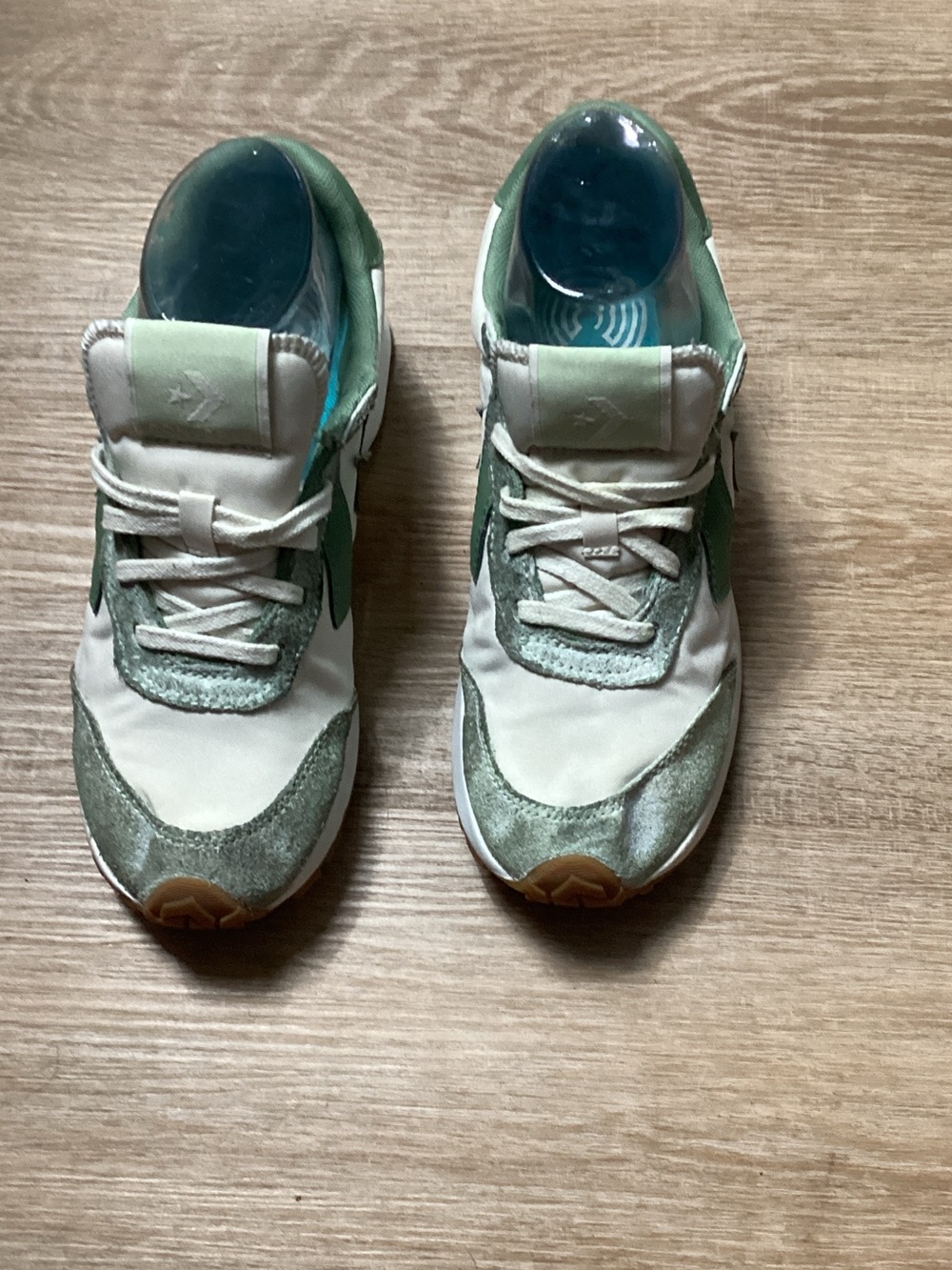 Converse Omega Trainer Cream Athletic Sneakers 5.5 # A16173C Unisex